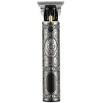 Tông đơ cắt tóc khắc họa tiết cổ điển VGR V-228 5W USB, màn hình LED kỹ thuật số, V-228 (đồng), V-228 (bạc)
