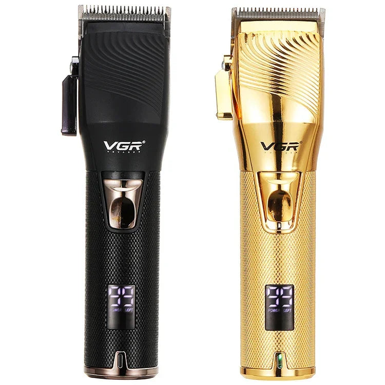 Tông đơ điện kim loại USB VGR V-280 10W với màn hình kỹ thuật số LED, V-280 (Vàng)