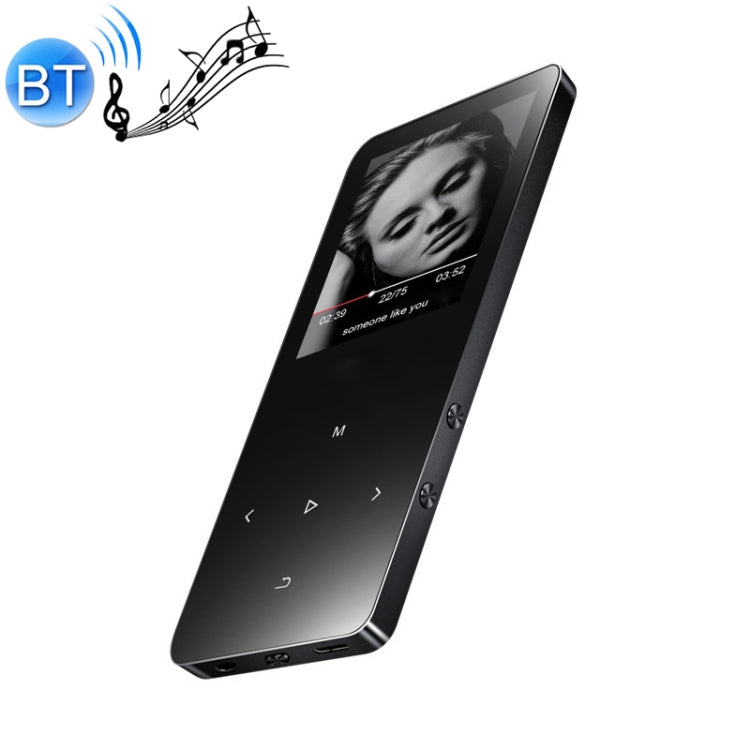 Máy nghe nhạc MP3 MP4 Hifi màn hình cảm ứng kim loại 1.8 inch, 8GB, X2, 16GB, màu đen, bạc, vàng hồng