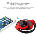 Máy nghe nhạc MP3 NVAHVA tai nghe Bluetooth, Tai nghe thể thao không dây MP3 có FM Radio, Tai nghe stereo thẻ TF MP3 tối đa 32GB, mini-503 Xanh dương, mini-503 Vàng, mini-503 Đen, mini-503 Đỏ