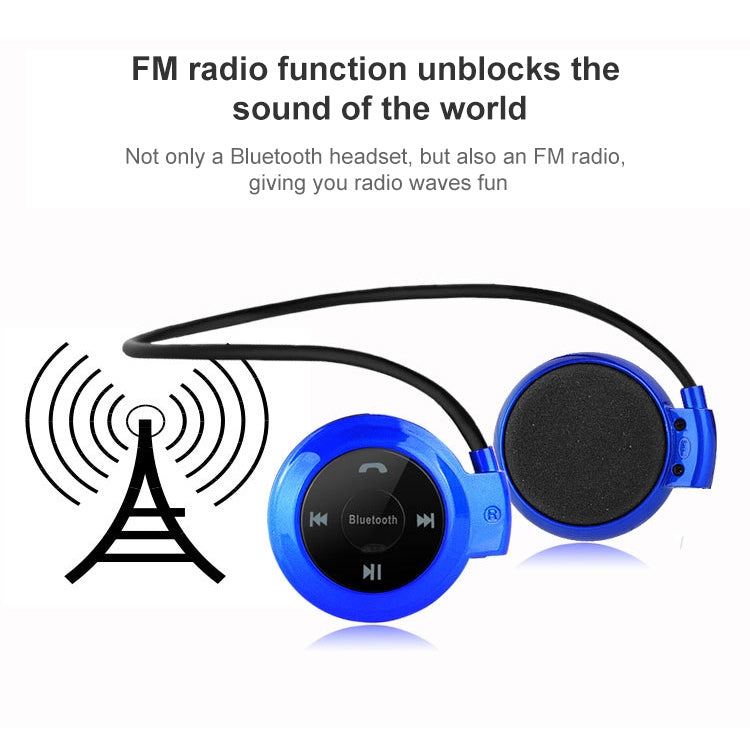 Máy nghe nhạc MP3 NVAHVA tai nghe Bluetooth, Tai nghe thể thao không dây MP3 có FM Radio, Tai nghe stereo thẻ TF MP3 tối đa 32GB, mini-503 Xanh dương, mini-503 Vàng, mini-503 Đen, mini-503 Đỏ