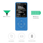 Máy nghe nhạc mini LCD thời trang, radio FM, chơi game video, MP3 MP4, 4GB, 8GB