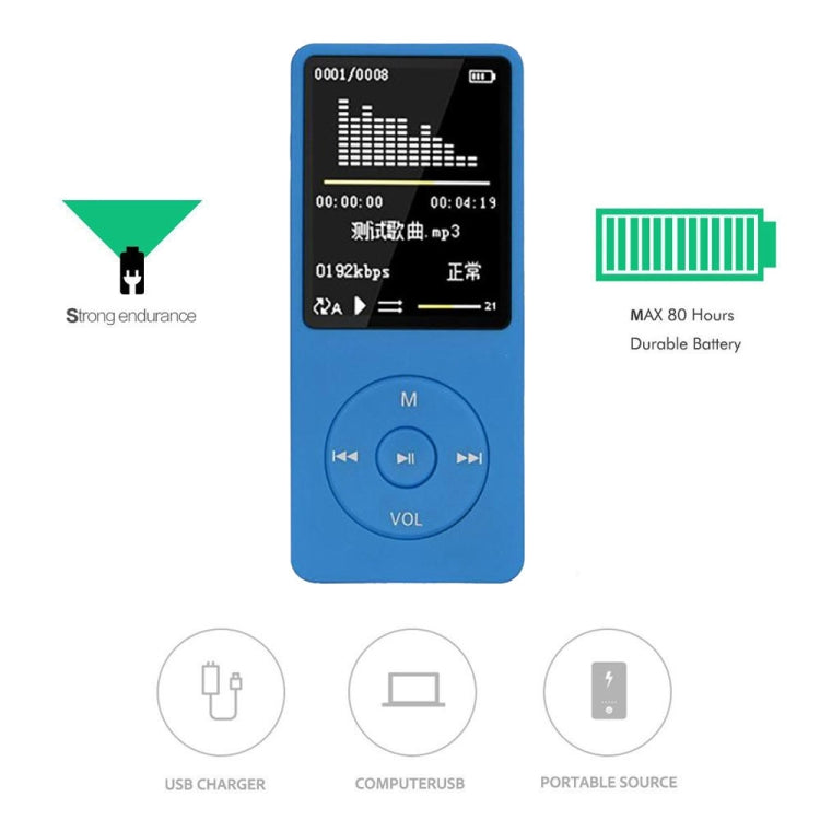 Máy nghe nhạc mini LCD thời trang, radio FM, chơi game video, MP3 MP4, 4GB, 8GB