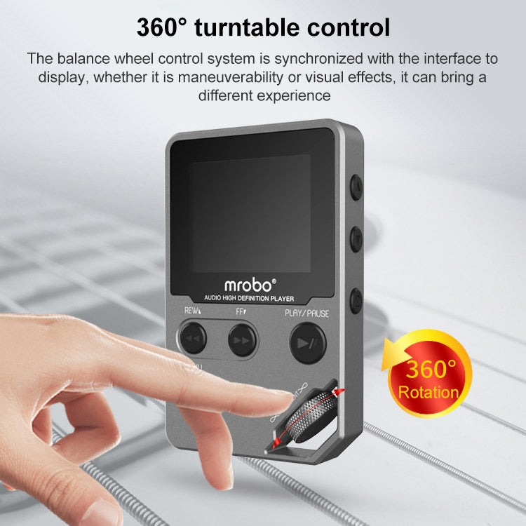 Máy nghe nhạc HIFI MP3 kim loại 1.8 inch chất lượng âm thanh cao cấp, hỗ trợ thẻ TF / FM / sách điện tử