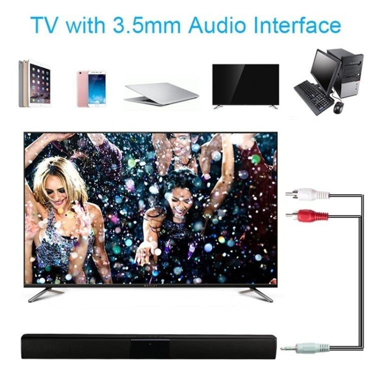 Loa soundbar TV 20W Bluetooth, radio FM, hệ thống rạp hát tại nhà, loa siêu trầm không dây di động, bass MP3 Boombox cho Xiaomi