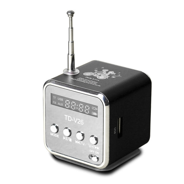 Loa Di Động Có Đài FM Mini Đa Năng USB Loa Máy Tính Hỗ Trợ Thẻ SD/TF Máy Nghe Nhạc Mp3 Cho TV Điện Thoại