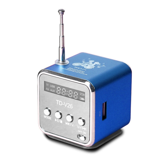 Loa Di Động Có Đài FM Mini Đa Năng USB Loa Máy Tính Hỗ Trợ Thẻ SD/TF Máy Nghe Nhạc Mp3 Cho TV Điện Thoại