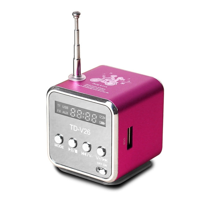 Loa Di Động Có Đài FM Mini Đa Năng USB Loa Máy Tính Hỗ Trợ Thẻ SD/TF Máy Nghe Nhạc Mp3 Cho TV Điện Thoại