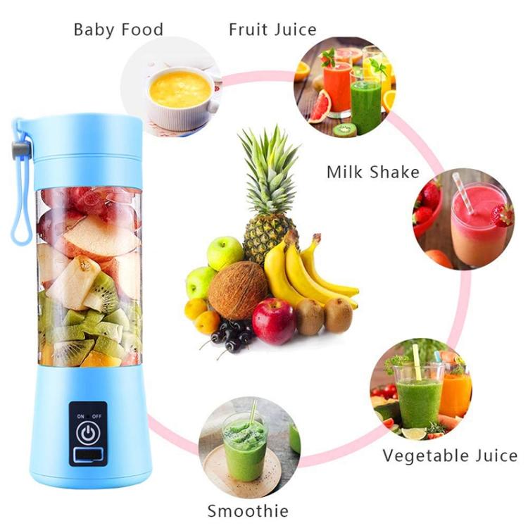 Cốc Máy Xay Sinh Tố 380ml 6 Tốc Độ Có Thể Sạc USB, Máy Làm Nước Ép Rau Củ Quả Tự Động, TBD002369201A, TBD002369201B, TBD002369201C, TBD002369201D, TBD002369201E, TBD002369201F, TBD002369201G, TBD002369201H