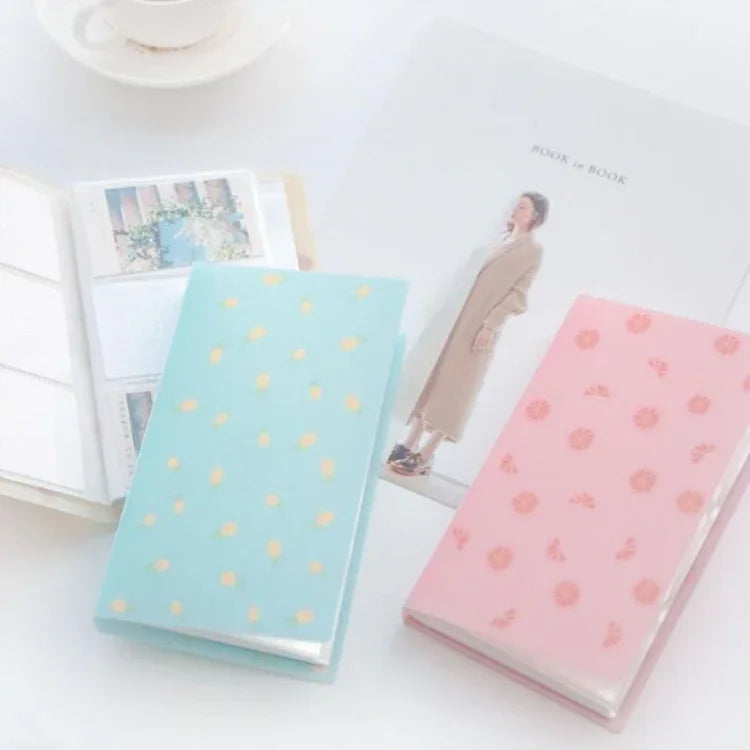 Sổ đựng thẻ 96 khe, sách thẻ hoạt hình dễ thương, kẹp danh thiếp dung lượng lớn hình ngôi sao, sách thu thập vé, Kho thẻ, 96 khe đựng thẻ ID