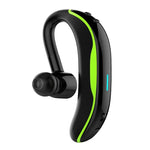 Tai nghe Bluetooth không dây đeo tai có mic cho xe hơi, màu đen xám, đen đỏ, đen xanh lá