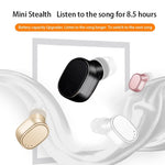 Tai nghe Bluetooth mini LESIRI X12 không dây có sạc từ tính USB, tai nghe thể thao di động cho iPhone