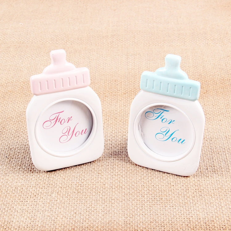 Khung ảnh nhựa hình bình sữa cho bé, khung ảnh vuông trang trí nhà