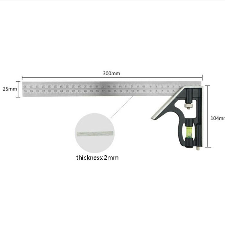 300mm Multifunctional Combination Angle Woodworking Tools, 300mm Angle Woodworking Tools