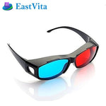 Kính 3D đỏ xanh khung Anaglyph kính nhìn 3D cho game, phim nổi, kính nhựa đỏ xanh