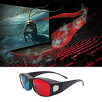 Kính 3D đỏ xanh khung Anaglyph kính nhìn 3D cho game, phim nổi, kính nhựa đỏ xanh