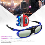 Kính 3D DLP hoạt động đa năng pin 96-144Hz cho máy chiếu rạp hát tại nhà XGIMI Optoma Acer Viewsonic 3D TV