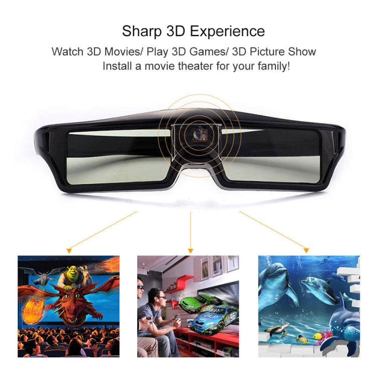 Kính 3D DLP-Link hoạt động cho máy chiếu BenQ Z4/H1/G1/P1 LG, NUTS, Acer, Optoma DLP-LINK