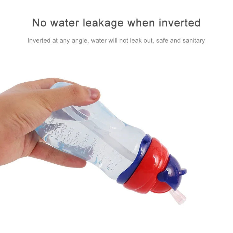 Bình nước cho bé có ống hút, cốc hoạt hình di động, bình thể thao, cốc cho bé uống nước