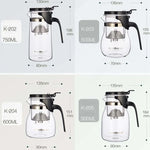 Bộ Ấm Trà Thủy Tinh Chịu Nhiệt KAMJOVE Sang Trọng, Ấm Trà Bong Bóng Văn Phòng, K-200 400ML, K-201 500ML, K-202 750ML, K-203 600ML, K-204 600ML, K-205 900ML