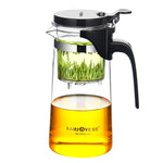 Bộ Ấm Trà Thủy Tinh Chịu Nhiệt KAMJOVE Sang Trọng, Ấm Trà Bong Bóng Văn Phòng, K-200 400ML, K-201 500ML, K-202 750ML, K-203 600ML, K-204 600ML, K-205 900ML
