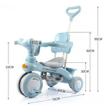 Xe đạp ba bánh cho trẻ em, xe đẩy ngoài trời