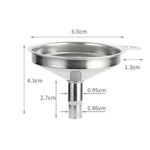 10 cái phễu nhỏ hình nón inox, dụng cụ rót dầu rượu, rò rỉ rượu