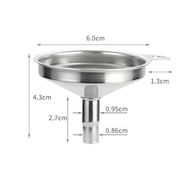 10 cái phễu nhỏ hình nón inox, dụng cụ rót dầu rượu, rò rỉ rượu