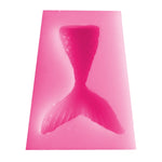 10 cái khuôn silicone đuôi cá nàng tiên cá làm bánh fondant, khuôn trang trí bánh socola hình đuôi cá