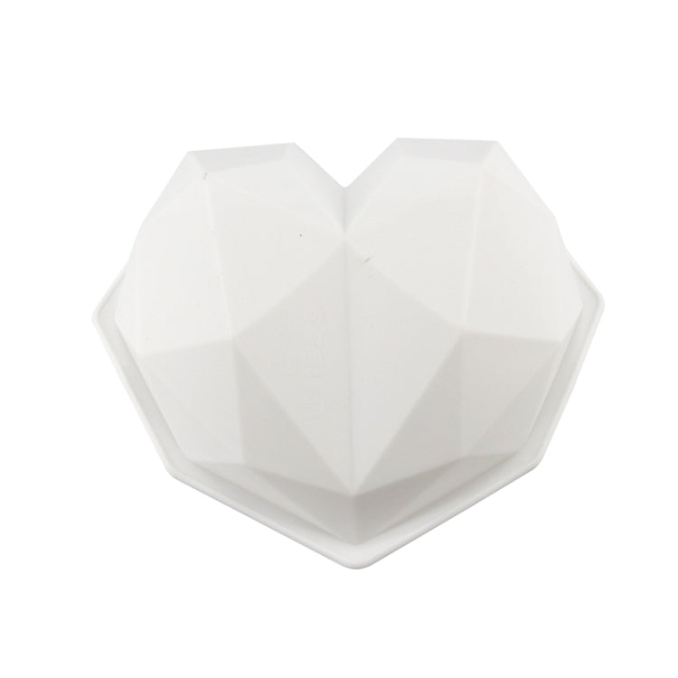 3 cái khuôn silicone làm bánh DIY hình kim cương tình yêu, dụng cụ làm bánh bông lan mousse chiffon, khuôn hình kim cương tình yêu