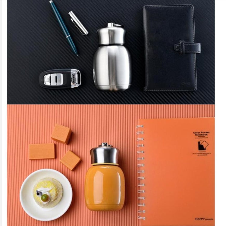 Bình giữ nhiệt cà phê mini dễ thương, bình chân không bằng thép không gỉ, cốc du lịch đựng nước, dung tích 200ML, 280ML
