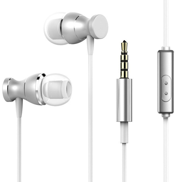 Tai nghe thể thao jack 3.5mm chống mồ hôi âm thanh nổi bass mạnh có mic cho iPhone Samsung