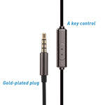 Tai nghe thể thao jack 3.5mm chống mồ hôi âm thanh nổi bass mạnh có mic cho iPhone Samsung