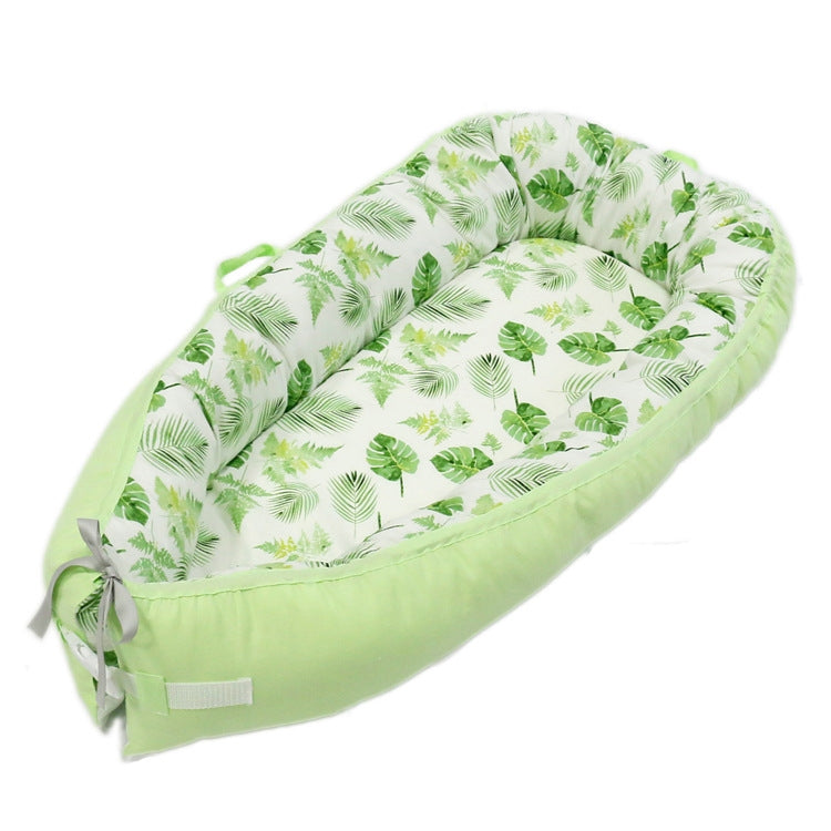 Giường cho bé sơ sinh 80*50cm giường sinh học chăm sóc giấc ngủ cho bé, giường cũi, giường du lịch có đệm chắn bảo vệ