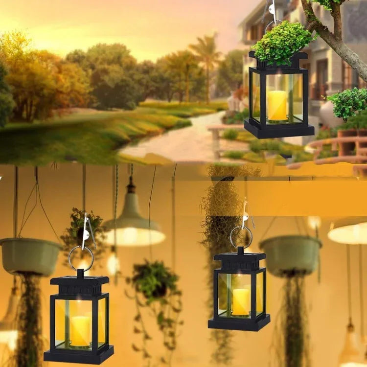 Đèn nến năng lượng mặt trời retro ngoài trời chống nước LED cho vườn, kiểu nến