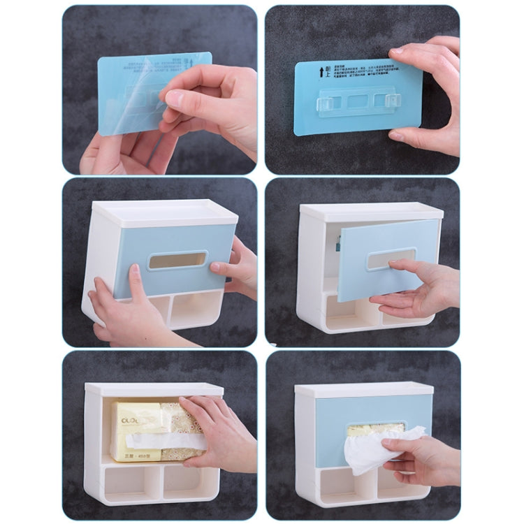 Khay đựng khăn giấy nhà tắm không cần đục lỗ