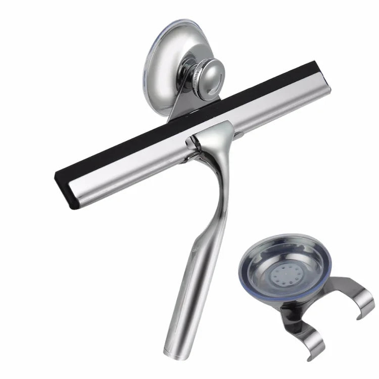 Cây lau kính cửa sổ bằng cao su, dụng cụ lau kính phòng tắm gương, có móc hút, loại bỏ hơi nước, cây lau kính cửa sổ