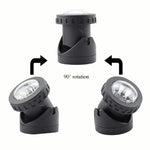 Đèn pha năng lượng mặt trời ngoài trời cho hồ bơi, vườn, cảnh quan, sử dụng kép, IP65 chống nước LED năng lượng mặt trời