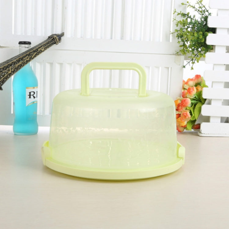 Hộp đựng lưu trữ có tay cầm tròn bằng nhựa, hộp đựng bánh di động