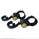 2 chiếc / bộ móc phụ kiện xe đẩy cho bé, móc nhựa đa chức năng màu đen, móc nhựa (hồng), móc nhựa (vàng)