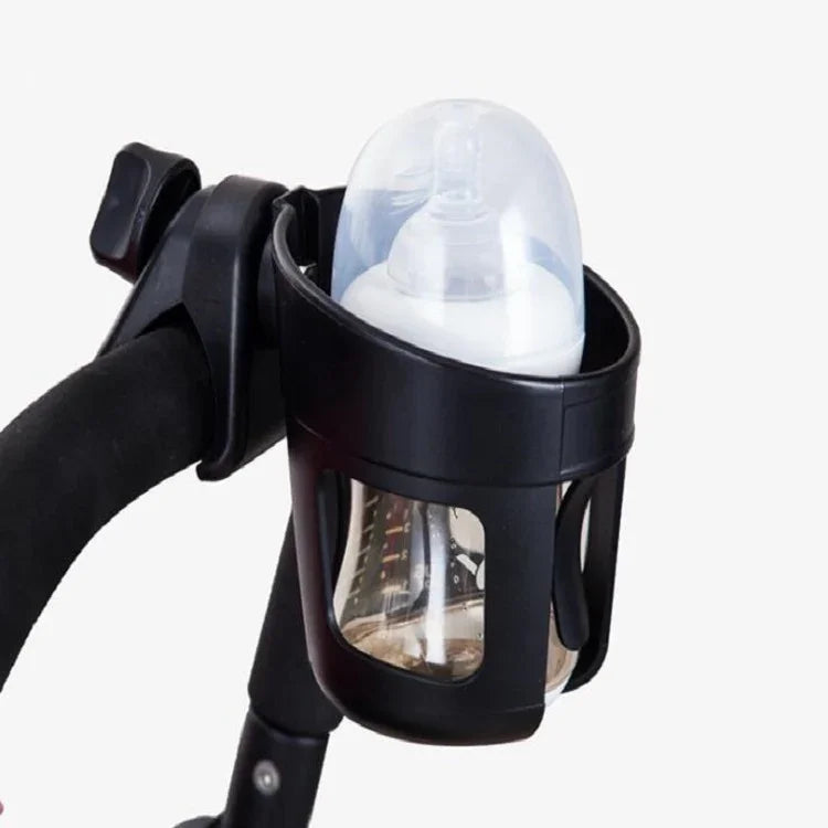Phụ kiện xe đẩy em bé giá đỡ cốc, Giá đỡ bình nước cho xe đạp ba bánh trẻ em, ô che nắng xe đẩy, Kích thước 16×10.5×11.5cm
