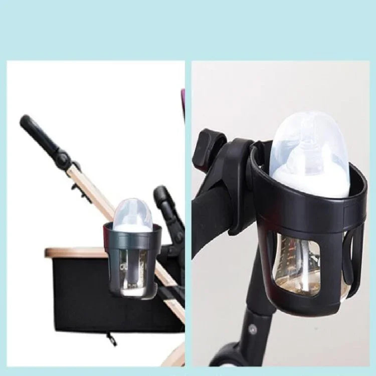 Phụ kiện xe đẩy em bé giá đỡ cốc, Giá đỡ bình nước cho xe đạp ba bánh trẻ em, ô che nắng xe đẩy, Kích thước 16×10.5×11.5cm
