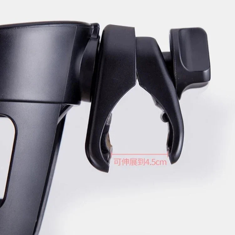 Phụ kiện xe đẩy em bé giá đỡ cốc, Giá đỡ bình nước cho xe đạp ba bánh trẻ em, ô che nắng xe đẩy, Kích thước 16×10.5×11.5cm