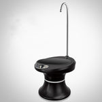 Khay bơm nước, bơm nước USB sạc lại không dây, xô nước khoáng điện tự động, màu đen