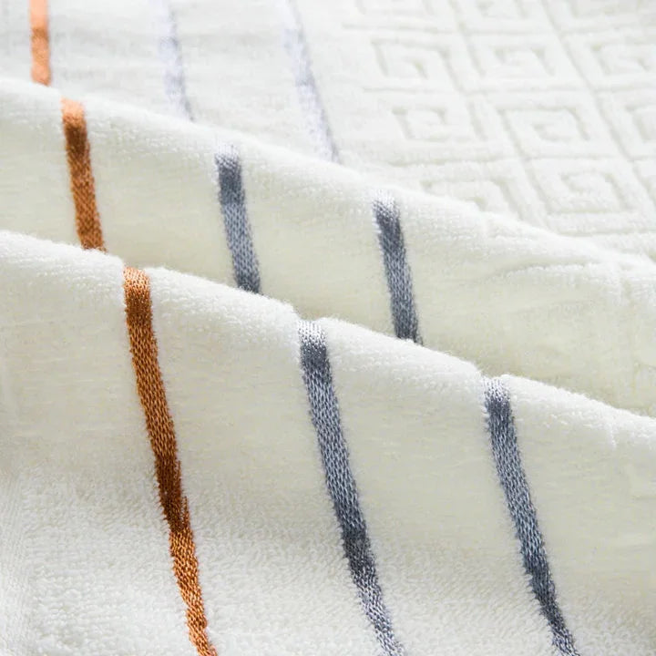 Bộ 3 khăn tắm cotton kẻ caro