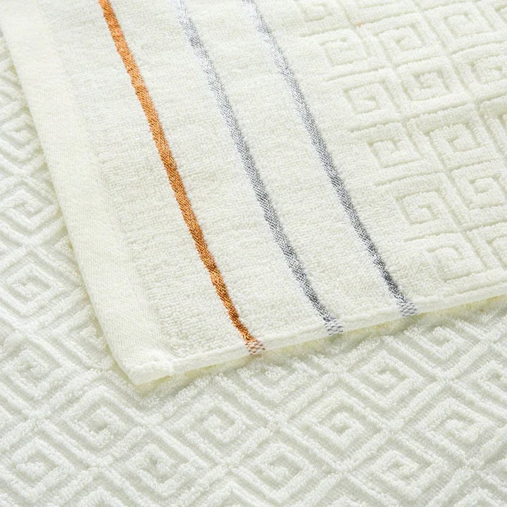 Bộ 3 khăn tắm cotton kẻ caro