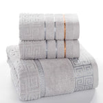 Bộ 3 khăn tắm cotton kẻ caro
