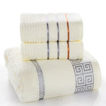 Bộ 3 khăn tắm cotton kẻ caro