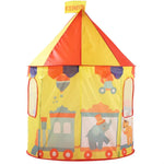 Lều chơi gấp hình nhà trẻ em Yurt, kích thước 100x100x135cm, kiểu rạp xiếc