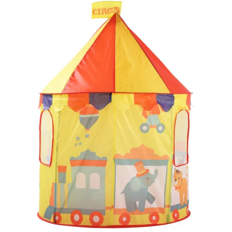 Lều chơi gấp hình nhà trẻ em Yurt, kích thước 100x100x135cm, kiểu rạp xiếc